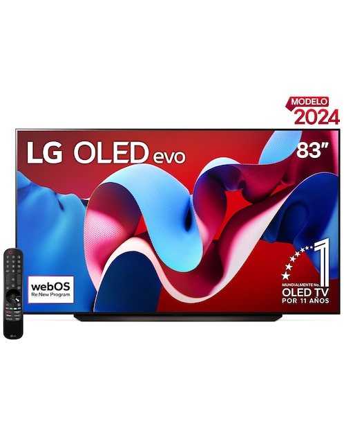 Pantalla Smart TV LG OLED de 83 pulgadas 4K OLED83C4PSA