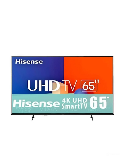 Pantalla Smart TV Hisense LED de 65 pulgadas 4k UHD 65a65kv con Vidaa