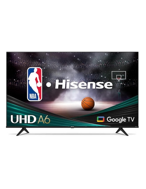 Pantalla Smart TV Hisense LCD de 55 pulgadas 4K UHD 55A6H con Google TV