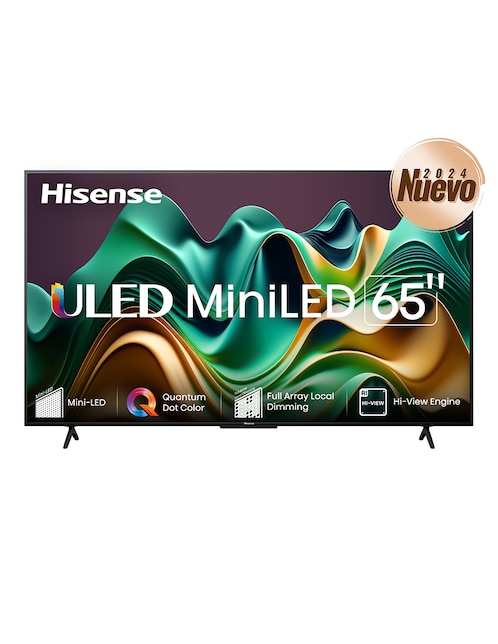 Pantalla Hisense Mini LED de 65 pulgadas 4K UHD 65U6N con Google TV