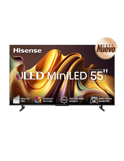 Pantalla Hisense Mini LED de 55 pulgadas 4K UHD 55U8N con Google TV
