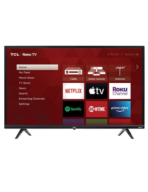 Pantalla Smart TV TCL LED de 32 pulgadas HD 32S355 con Toku TV