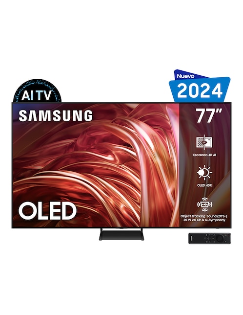Pantalla Smart TV Samsung OLED de 77 pulgadas 4 k qn77s85daexzx con Tizen