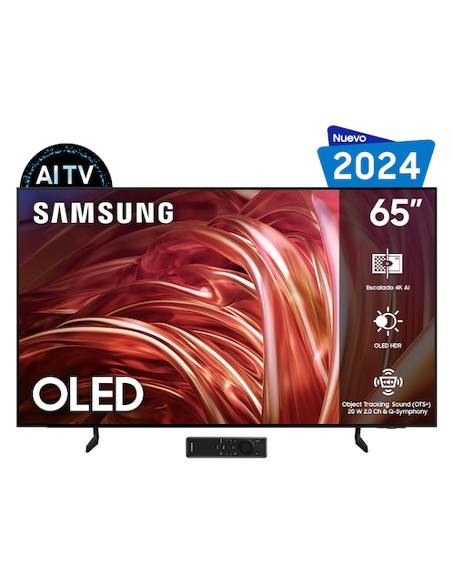 Pantalla Smart TV Samsung OLED de 65 pulgadas 4 k qn65s85daexzx con Tizen