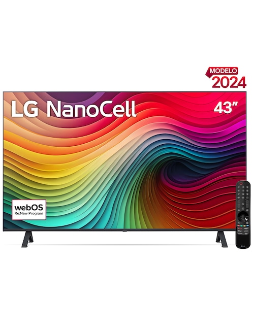 Pantalla Smart TV LG NanoCell de 43 pulgadas 4K UHD 43NANO80TSA