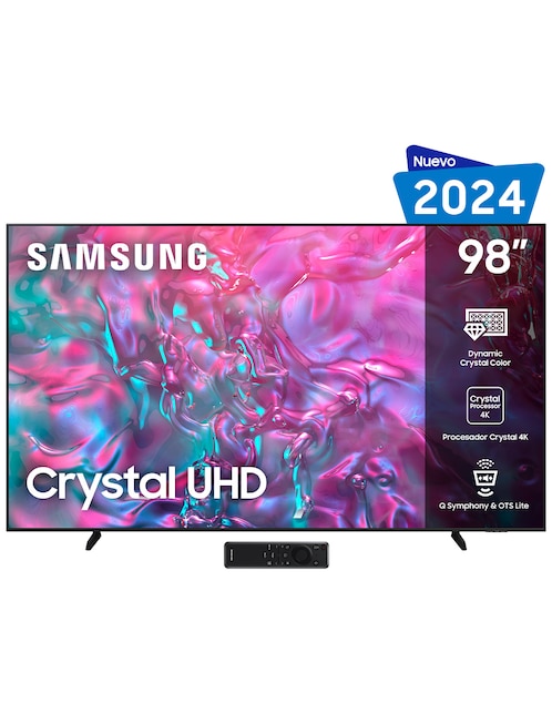 Pantalla Smart TV Samsung Crystal UHD de 98 pulgadas 4 K UN98DU9000FXZX