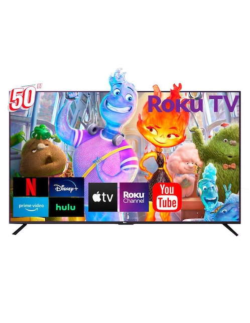 Pantalla Smart TV Roku LED de 50 pulgadas 4K 50R4A5R con Roku TV