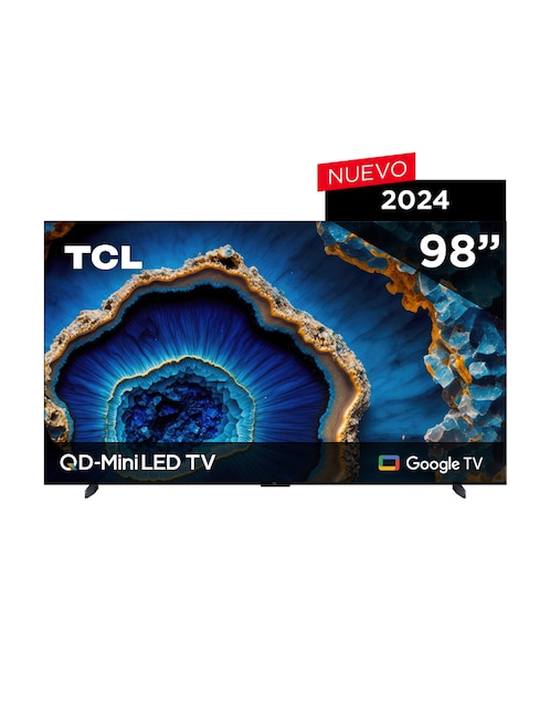 Pantalla Smart TV TCL Mini LED de 98 pulgadas 4K UHD 98QM741G