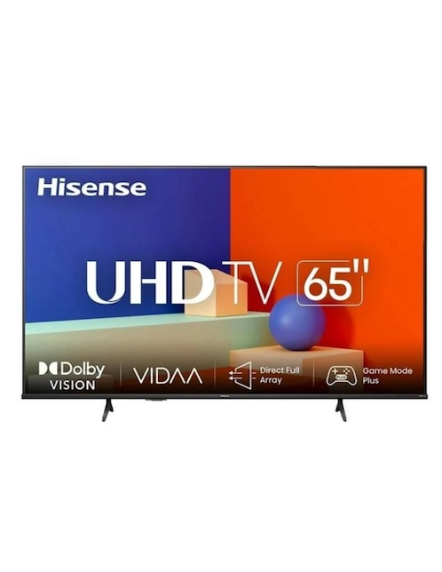 Pantalla Smart TV Hisense LED de 65 pulgadas HD 65a6nv con Vidaa