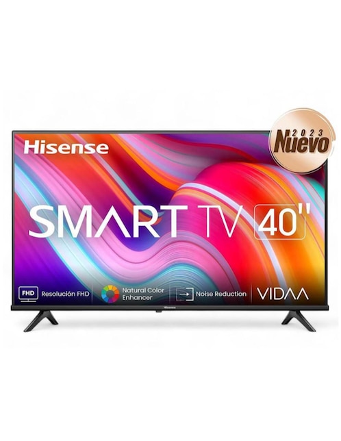 Pantalla Smart TV Hisense LED de 40 pulgadas Full HD 40a4kv con Vidaa