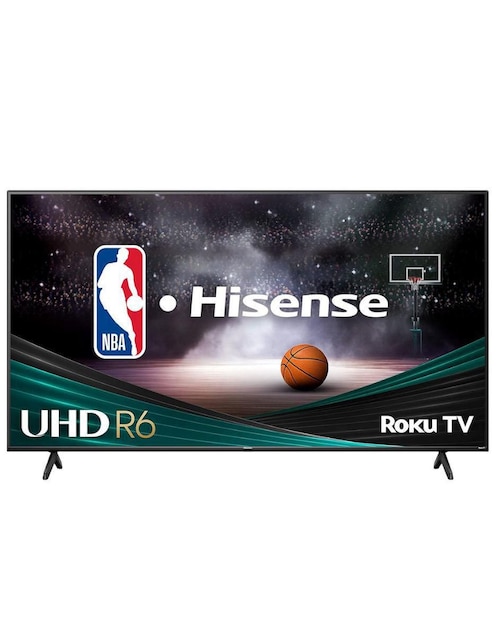 Pantalla Smart TV Hisense LCD de 50 pulgadas 4K UHD R6E con Roku TV