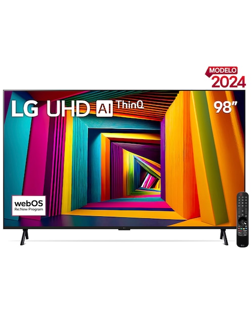 Pantalla Smart TV LG LED de 98 pulgadas 4K UHD 98UT9050PSA