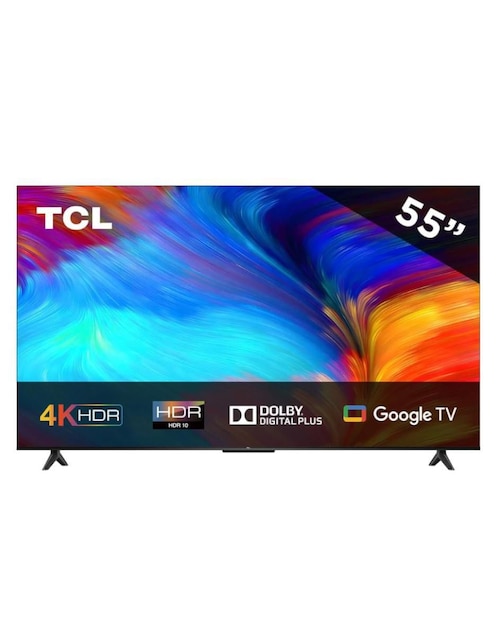 Pantalla TCL LED de 55 pulgadas 4K UHD 55S451G con Google TV