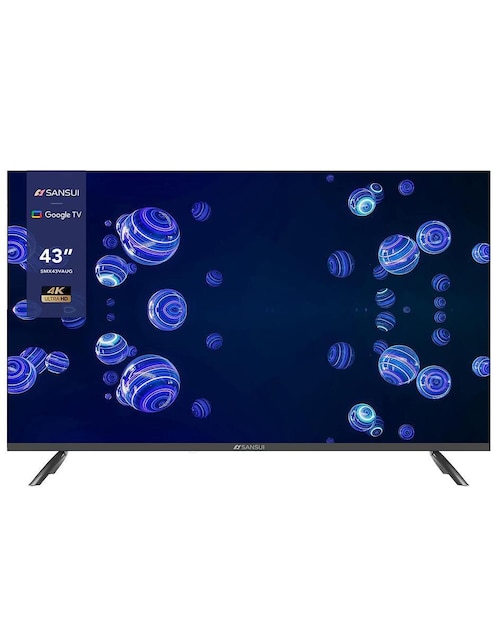 Pantalla Smart TV Sansui LED de 43 pulgadas 4K UHD SMX43VAUG con Google TV