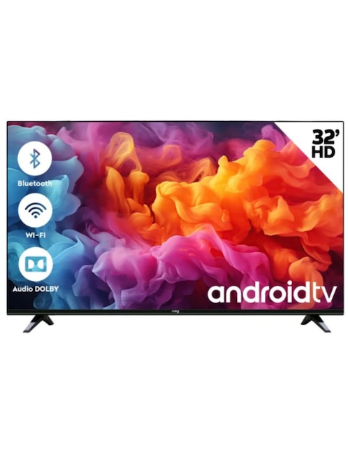 Pantalla Smart TV Cuory LED de 32 pulgadas HD CUO-HDTV32 con Android TV