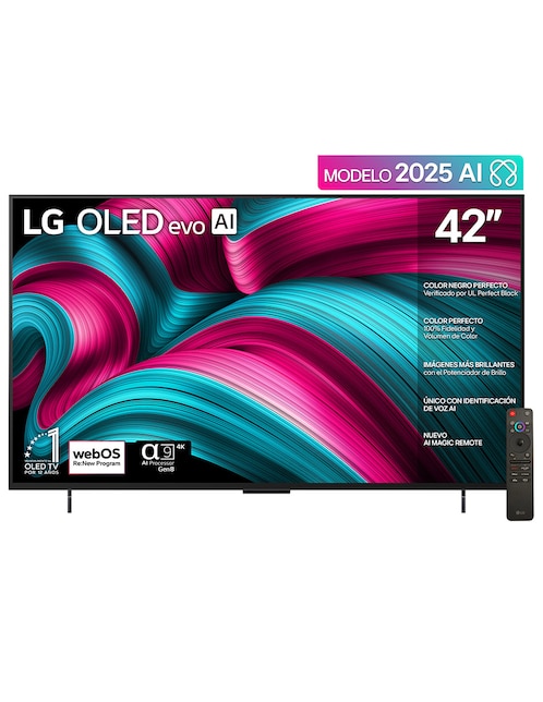 Pantalla Smart TV LG OLED 42 pulgadas 4K OLED42C5PSA