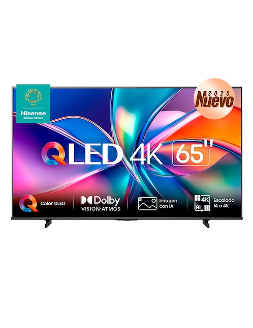 Pantalla Smart TV Hisense QLED 65 pulgadas 4K/UHD 65QD6QV