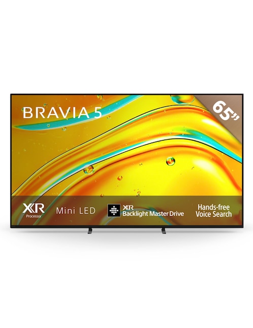 Pantalla Smart TV Sony LCD de 65 pulgadas 4K Bravia 5 K-65XR50 con Google TV