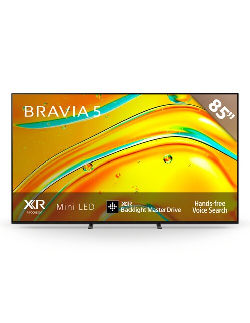 Pantalla Smart TV Sony LCD de 85 pulgadas 4K Bravia 5 K-85XR50 con Google TV