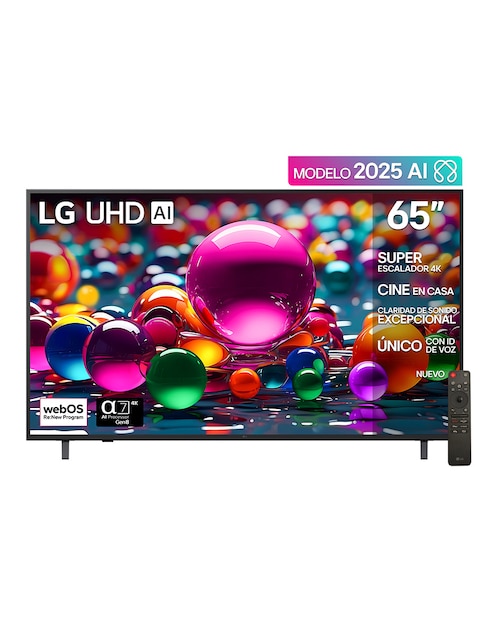 Pantalla Smart TV Lg LED de 65 pulgadas 4K/UHD 65UA8050PSA