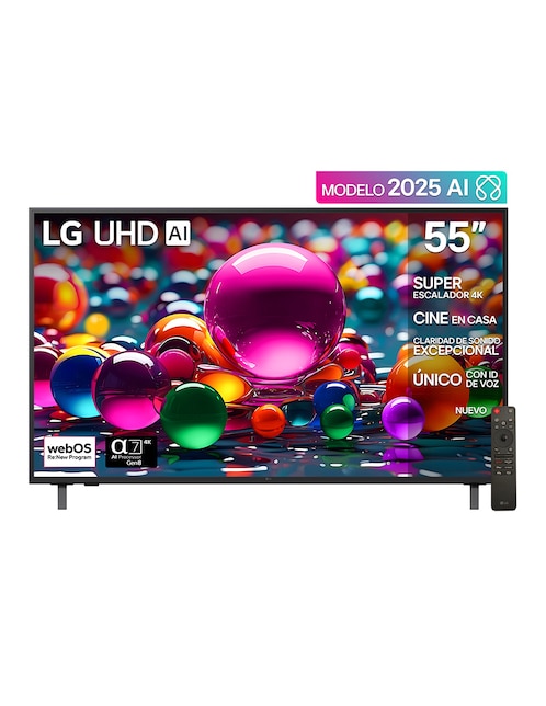 Pantalla Smart TV Lg LED de 55 pulgadas 4K/UHD 55UA8050PSA