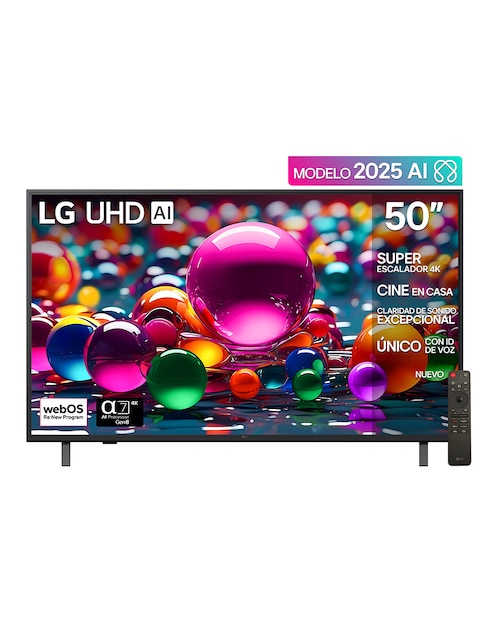 Pantalla Smart TV Lg LED de 50 pulgadas 4K/UHD 50UA8050PSA
