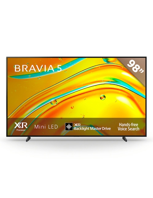 Pantalla Smart TV Sony LCD de 98 pulgadas 4K Bravia 5 K-98XR50 con Google TV
