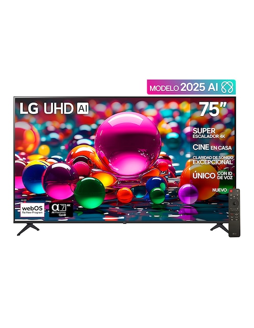 Pantalla smart tv lg led "de" 75 pulgadas 4k/uhd 75ua8050psa "con" webos nuevo