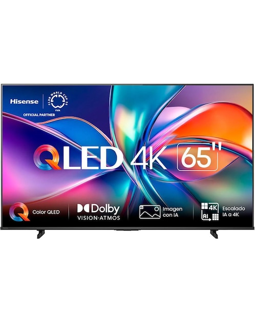 Pantalla Smart TV Hisense QLED de 65 pulgadas 4K/UHD 65QD6QV