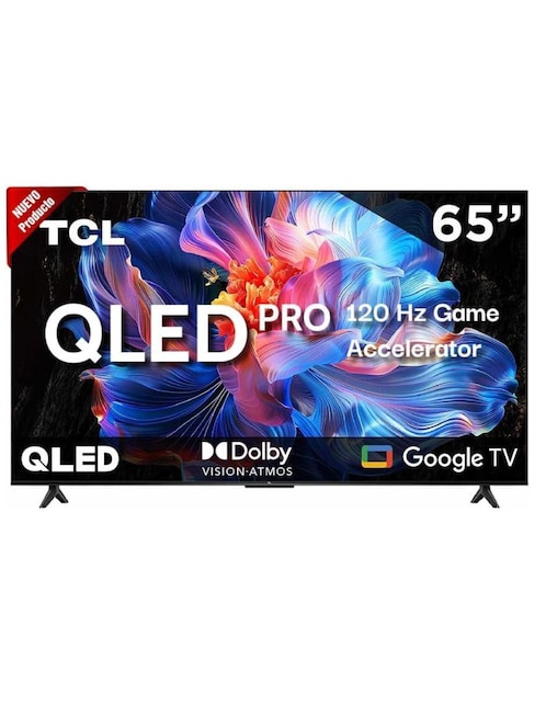 TCL Pantalla smart tv TCL Qled de 65 pulgadas 4k/uhd 65Q5K con Google tv
