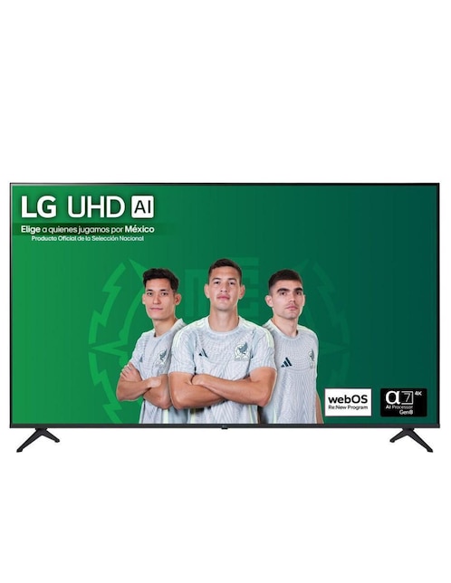 LG Pantalla smart TV Lg UHD de 75 pulgadas 4K/UHD 75UA8000PSB con AI webOS
