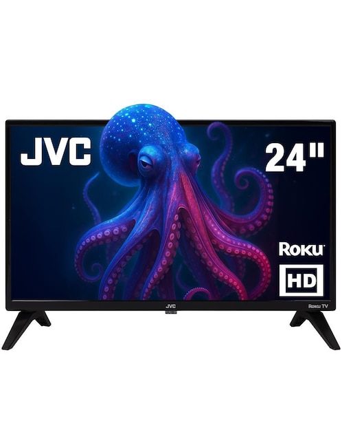 Pantalla Smart Tv Jvc LED de 24 pulgadas HD
SI24R con Roku Tv