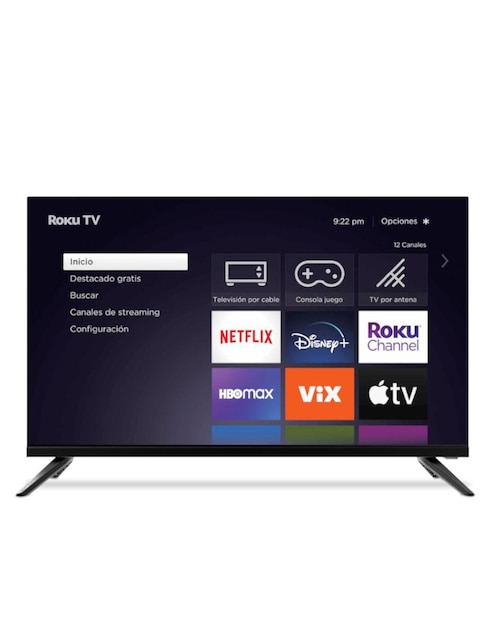 JVC Pantalla Smart TV JVC LED de 32 pulgadas HD SI32RF con roku TV