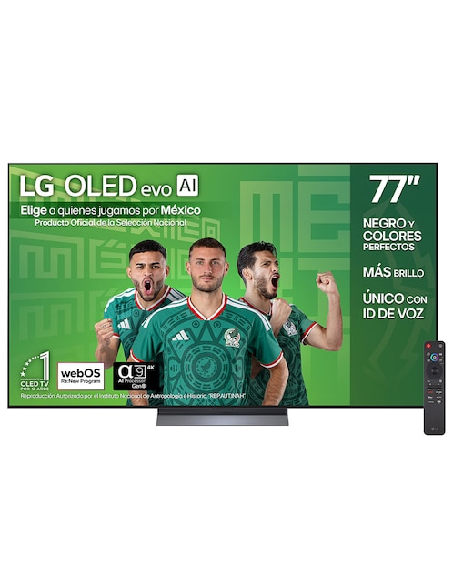 LG Pantalla Smart TV Lg OLED de 77 pulgadas 4K OLED77C5PSA con evo AI