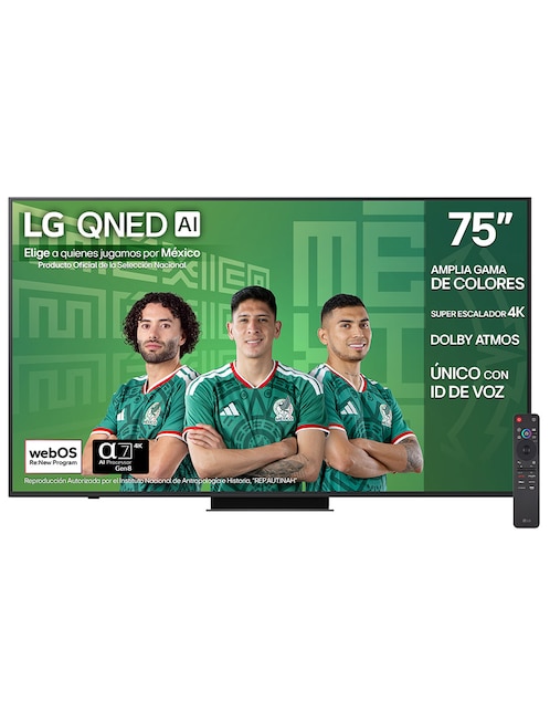 LG Pantalla Smart TV LG QNED de 75 pulgadas 4K/UHD 75QNED83ASG con AI webOS