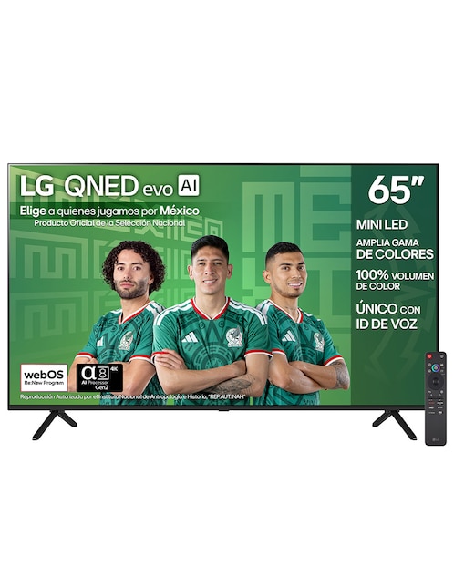 LG Pantalla Smart TV LG QNED de 65 pulgadas 4K/UHD 65QNED92ASA con evo AI