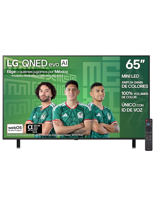 Pantalla Smart TV QNED de 65 pulgadas 4K 65QNED85ASG con WebOS con evo AI 9