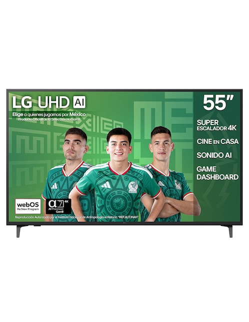 LG Pantalla Smart TV LG UHD de 55 pulgadas 4K/UHD 55UA7500PSA con AI webOS
