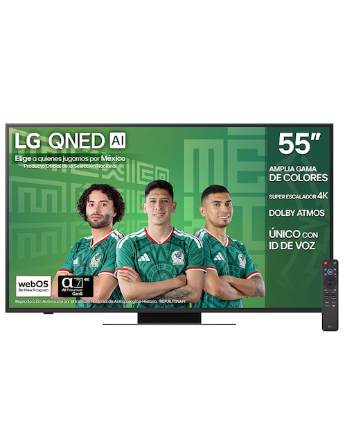 LG Pantalla Smart TV LG QNED de 55 pulgadas 4K 55QNED83ASG con evo AI