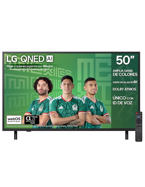 LG Pantalla Smart TV LG QNED de 50 pulgadas 4K 50QNED82ASA con WebOS con AI webOS
