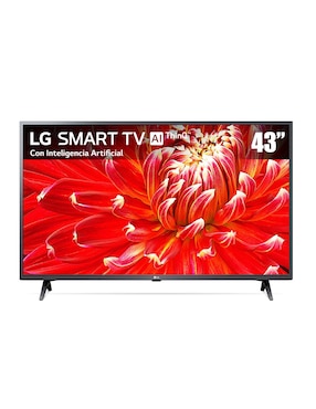 Pantalla LG Smart TV de 43 pulgadas AI ThinQ FHD 43LM6300PUB