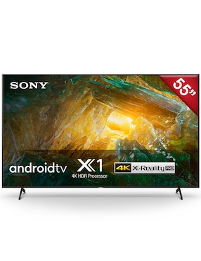 Pantalla Sony Android TV LED de 55 pulgadas 4K UHD HDR Modelo XBR-55X800H