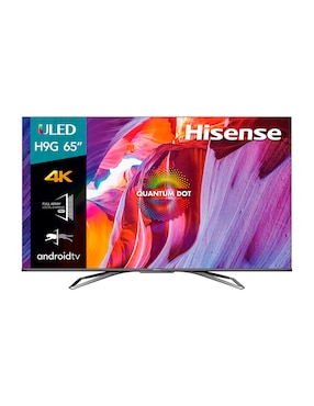 Pantalla Hisense QLED Smart TV de 65 pulgadas 4K/Ultra HD Modelo 65H9G