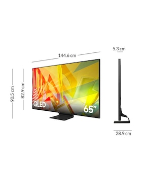 Pantalla Smart TV Samsung QLED de 65 pulgadas 4K/UHD QN65Q90TAFXZX