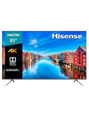 Pantalla Hisense Smart TV de 85 Pulgadas 4K UHD 85H6570G
