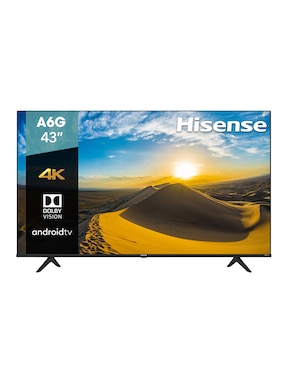 Pantalla Hisense LED Smart TV de 43 pulgadas Modelo 43A6G