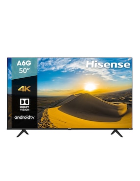 Pantalla Hisense LED Smart TV de 50 pulgadas 4K/Ultra HD Modelo 50A6G