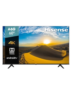 Pantalla Hisense LED Smart TV de 60 pulgadas 4K/Ultra HD Modelo 60a6g