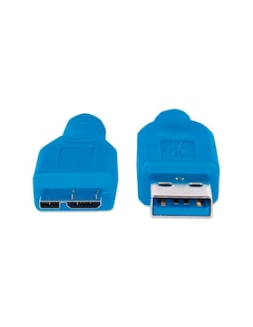 Cable micro B Manhattan a tipo USB A de 2 m
