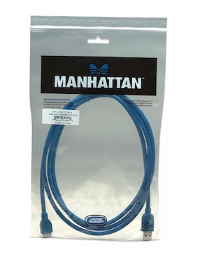 Cable micro B Manhattan a tipo USB A de 2 m